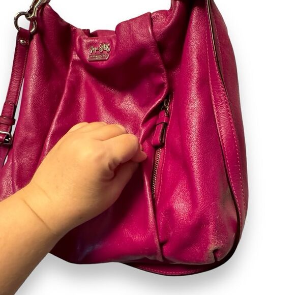 Coach Madison Isabelle Leather Satchel Purse - Picture 2 of 8